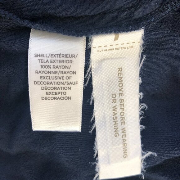 Loft Embroidered Boho Ruffle Dress Medium - Picture 11 of 11